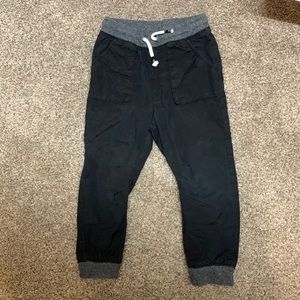 Cat & Jack Boys 3T lined pull on black pants